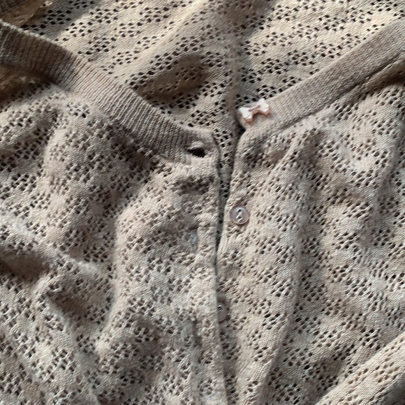 Tan sweater. Perfect for summer! - Picture 2 of 2
